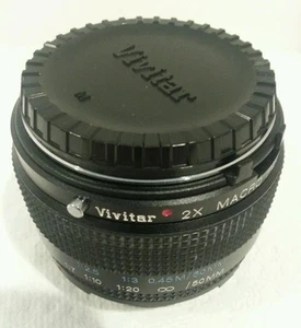Vivitar MC 2X Macro Focusing Teleconverter 50mm M/MD - Japan - Bild 1 von 7