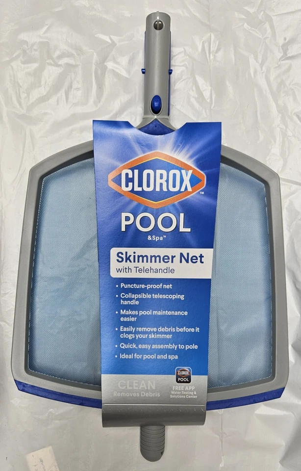 CLOROX POOL Skimmer net with pole - Image 1 of 1