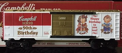 K-LINE now Lionel Spur 0 Campbell’s 90th Birthday Box Car K649202 in OVP - Bild 1 von 4