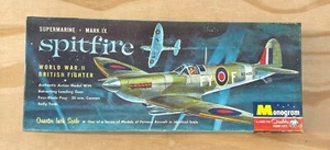 Monogram Mark IX Spitfire World War II British Fighter 1/48 Scale NO STICKERS - Picture 1 of 7