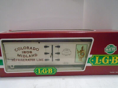 LGB #4074-P01 G 比例 COLORADO Midland REEFER 原装盒 — 第 1/4 张图片