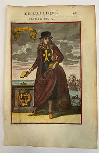 GRAND MASTER OF ORDER OF MALTA 1683 ALAIN MANESSON MALLET ANTIQUE VIEW - Picture 1 of 3