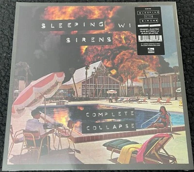 Sleeping With Sirens - Complete Collapse • Orange & Electric Blue 12" vinyl - Image 1 of 2