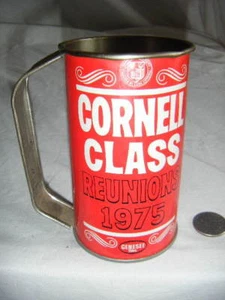 rare 1975 cornell class reunion Genesee Beer can mug-C - Picture 1 of 3