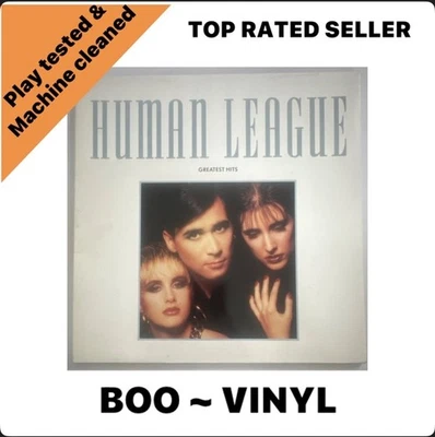 The Human League Greatest Hits Vinyl LP Record 1988 UK Album 12’’ VG+ / VG+ - Image 1 of 4