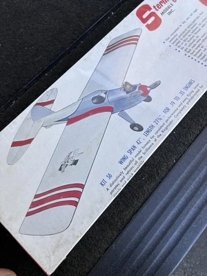 Kit de avión sellado Sterling Super Ringmaster Control Line Stunt C/l Balsa R/C Foto 1 de 4