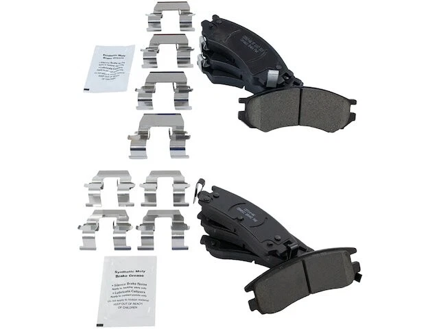 Brake Pad Set For 1991-1998 Saturn SL2 1992 1993 1994 1995 1996 1997 XQ623NT - Image 1 of 1