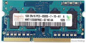 Hynix 1 GB Memory Module - 2Rx16 - DDR3 - 1066 MHz - CL7 - HMT112S6BFR6C-G7 - Picture 1 of 1