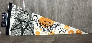 Nightmare Before Christmas Disney Pennant 30” X 11” The Pumpkin King - Picture 1 of 7
