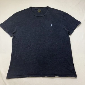Polo Ralph Lauren uomo maglietta girocollo manica corta grande blu navy - Foto 1 di 12