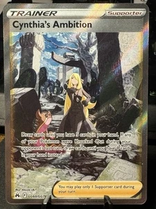 Cynthia's Ambition GG60/GG70 Crown Zenith: Galarian Gallery Ultra Rare Holo NM💎 - Bild 1 von 3