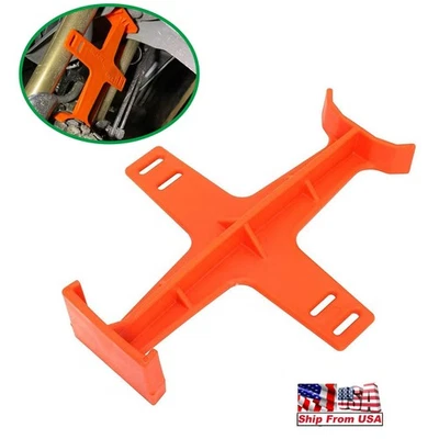 Universal Motorcycle Fork Guard Suspension Support Brace Transportation Tool - Image 1 of 4