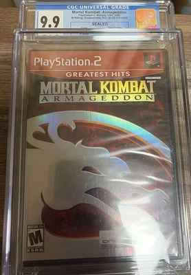 Mortal Kombat Armageddon PlayStation 2 Grandes Éxitos Sellado CGC 9.9 Sello A++ Foto 1 de 3