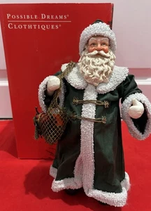 Figura Papá Noel con comestibles Possible Dreams Clothiques 1993 10" 713099 con caja - Imagen 1 de 6