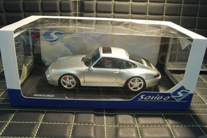 1:18 Solido Porsche 911 993 Carrera 4S Coupe silber TOP NEU Unausgepackt - Picture 1 of 2