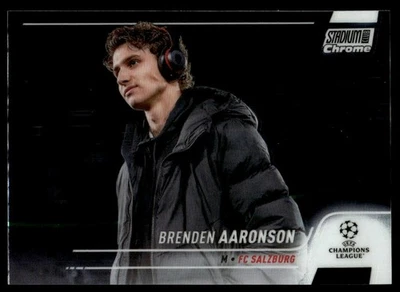 2021-22 Stadium Club Chrome UEFA Champions League #15 Brenden Aaronson - Image 1 of 2
