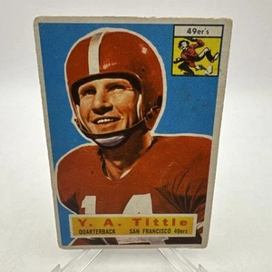 1956 Topps #86 Y.A. Tittle Vintage Football Card - Picture 1 of 3