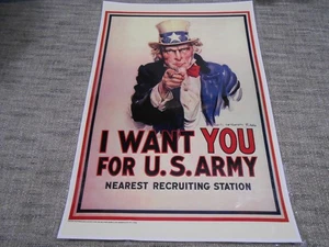 Póster laminado Uncle Sam I Want You - Imagen 1 de 4