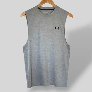Under Armour Herren Tank Top Ärmellos Grau HeatGear Loose Fit Größe Small - Bild 1 von 5