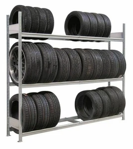 Reifenregal für KFZ-Betriebe, XXL, erweiterbar, MADE IN GERMANY, TOP-QUALITÄT!! - Bild 1 von 1