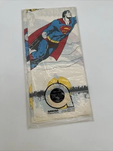 VINTAGE 1977 SUPERMAN 54X96" TABLECLOTH IN ORIGINAL PACKAGE 📦 - Picture 1 of 7