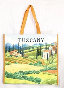 Bolsa de compras reutilizable con tema Toscano For Life XL 100 % reciclada bolsa de almacenamiento - Imagen 1 de 7