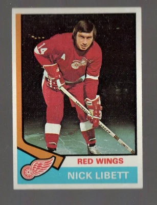 1974-75 Topps Nick Libett Detroit Red Wings #193 Near Mint or Better - Image 1 of 2