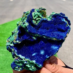428G Best Natural Azurite/Malachite raw Crystal Mineral Specimen - Picture 1 of 19