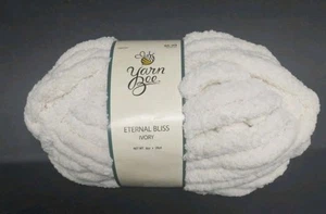 Yarn Bee Eternal Bliss IVORY - 28 Yds - 7 Jumbo- 100% Polyester - Picture 1 of 5