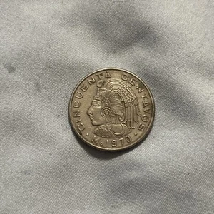 Münze Mexiko Cincuenta Centavos 1970 (50 Cents) - Bild 1 von 2