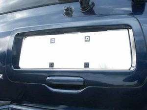 FITS GMC ENVOY 2002-2009 STAINLESS STEEL CHROME LICENSE PLATE TRIM - Picture 1 of 1