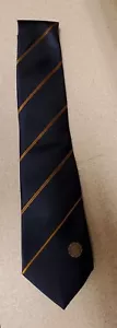American Leigon Blue & Gold Mens Tie - Picture 1 of 5