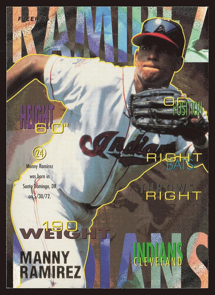 1995 Fleer #145 Manny Ramirez - Image 1 of 2