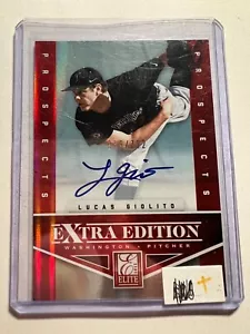 K12,889 - 2012 Elite Extra Edition #111 Lucas Giolito Auto #/722 - Picture 1 of 1