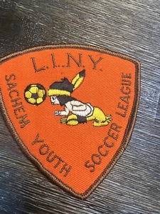Orange Vintage Aachen Jugend Fußball Liga Aufnäher. Long Island New York - Bild 1 von 2
