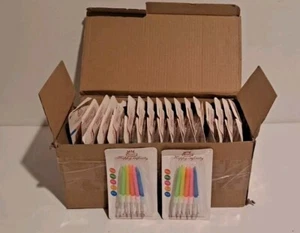 New 10pcs Quality Birthday Party Candle Wedding Cake Decoration 50 Packs - Picture 1 of 6