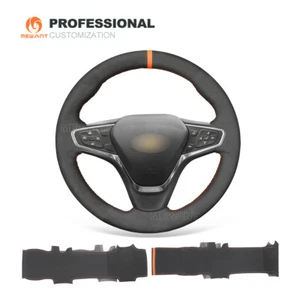 Funda de volante de gamuza cosida a mano MEWANT Custom para Chevrolet Malibu Equinox - Imagen 1 de 10