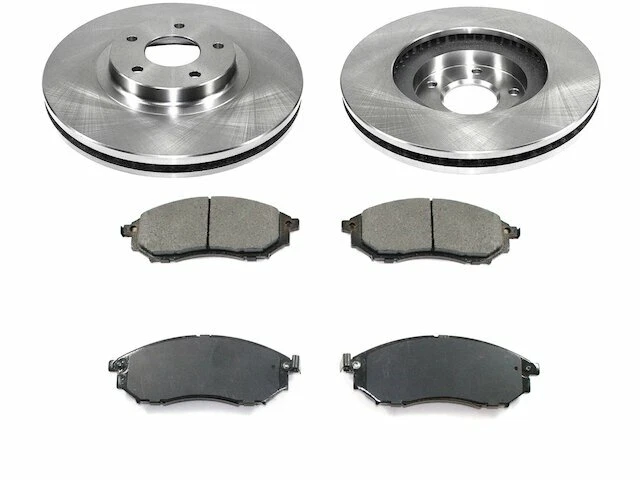 Kit de pastillas de freno y rotor delanteras Pronto para Nissan 350Z 2006-2009 15VJDD Foto 1 de 1