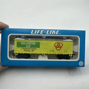 LIFE LIKE HO SCALE BALLANTINE ALE BEER REEFER CAR IN BOX - NEW - Picture 1 of 15