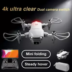 2021 New RC Drone 4k HD Wide Angle Camera WIFI FPV Drone Dual Camera Quadcopter - Picture 1 of 8