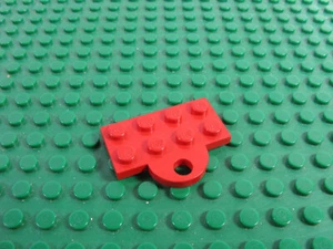 LEGO Placa Roja Modificada 2 x 4 con Acoplador de Tren Tren Cerrado 4.5V 116 117 132 #737 - Imagen 1 de 2