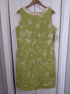 TS Dixin NWT Women's Size Large Green Dress - Picture 1 of 9