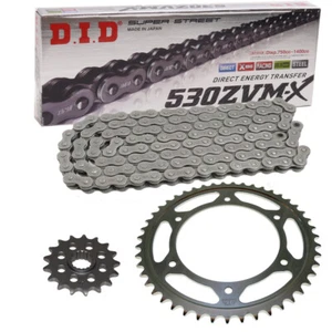 Kit De Chaîne Kawasaki VN800 95-96 Chaîne DID 530 ZVM-X 114 Ouvert 16/46 - Bild 1 von 4