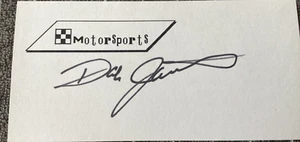 DALE JARRETT Personally Autographed Signed NASCAR Card RACING FreeShip - Picture 1 of 2