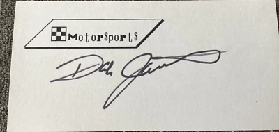 DALE JARRETT Personally Autographed Signed NASCAR Card RACING FreeShip - Image 1 of 2