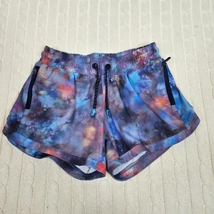 Athleta Girl's Watercolor Outdoor Gym Running Short Size M (8-10) - Picture 1 of 7