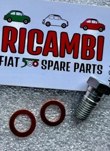 Classic Fiat 500-600-126 850 Banjo Bolt and Copper Washers New - Picture 1 of 1