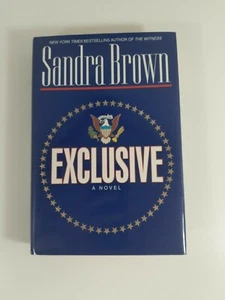 Exclusive By Sandra Brown 1996 hard copy fiction novel  - Bild 1 von 2