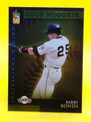 Barry Bonds 2000 Topps Golden Anniversary GOLD NUGGETS #GA17 - Image 1 of 2