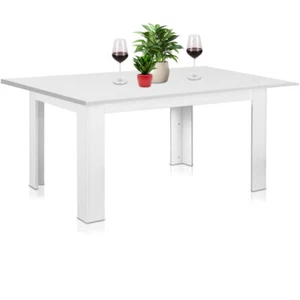 Tavolo Allungabile Cucina Sala Pranzo da 110 a 150x70x78 cm Bianco Estensibile - Foto 1 di 12